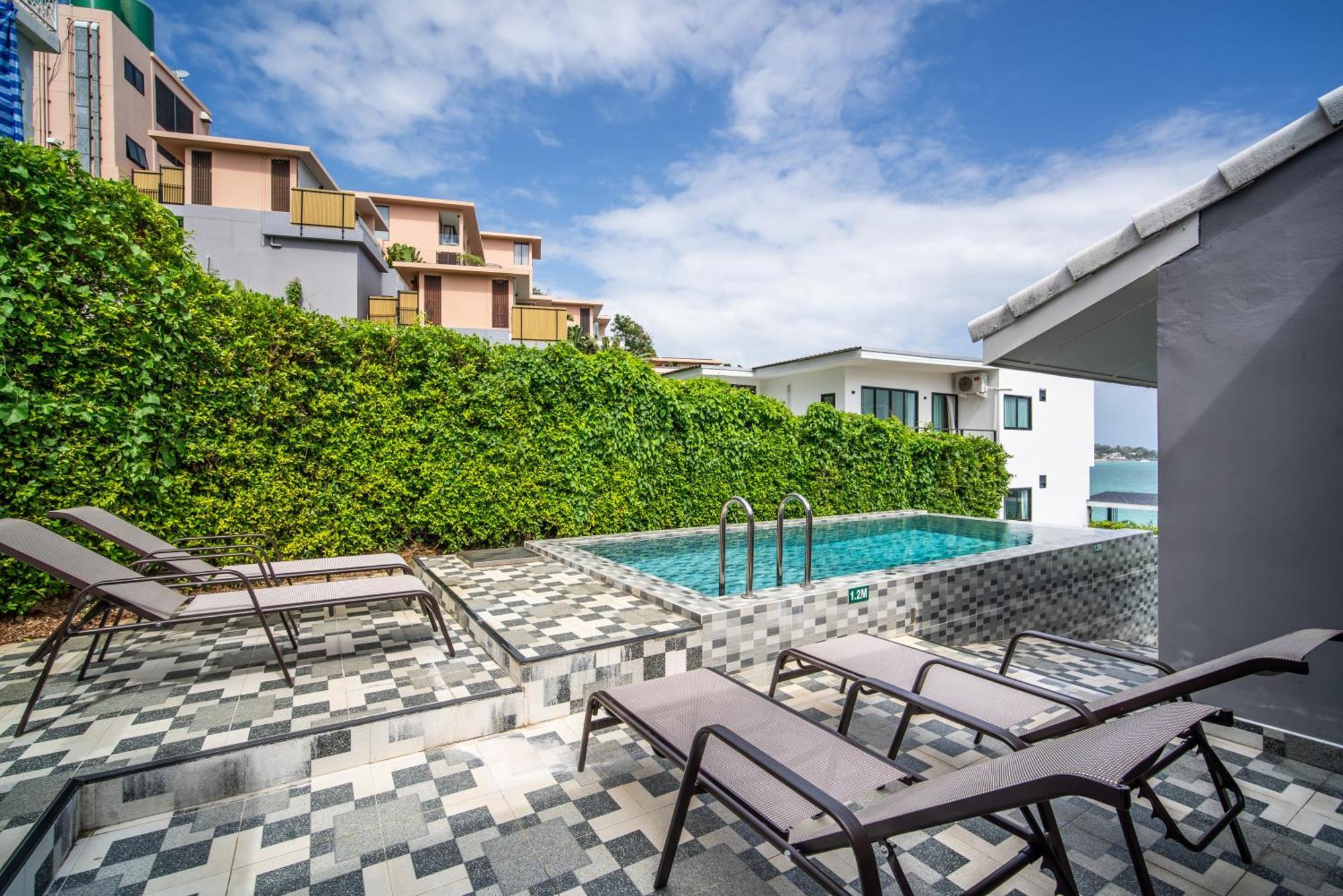 Mona Seaview Pool Villa Beach Front Aoyon Beach Ban Makham Cameră foto