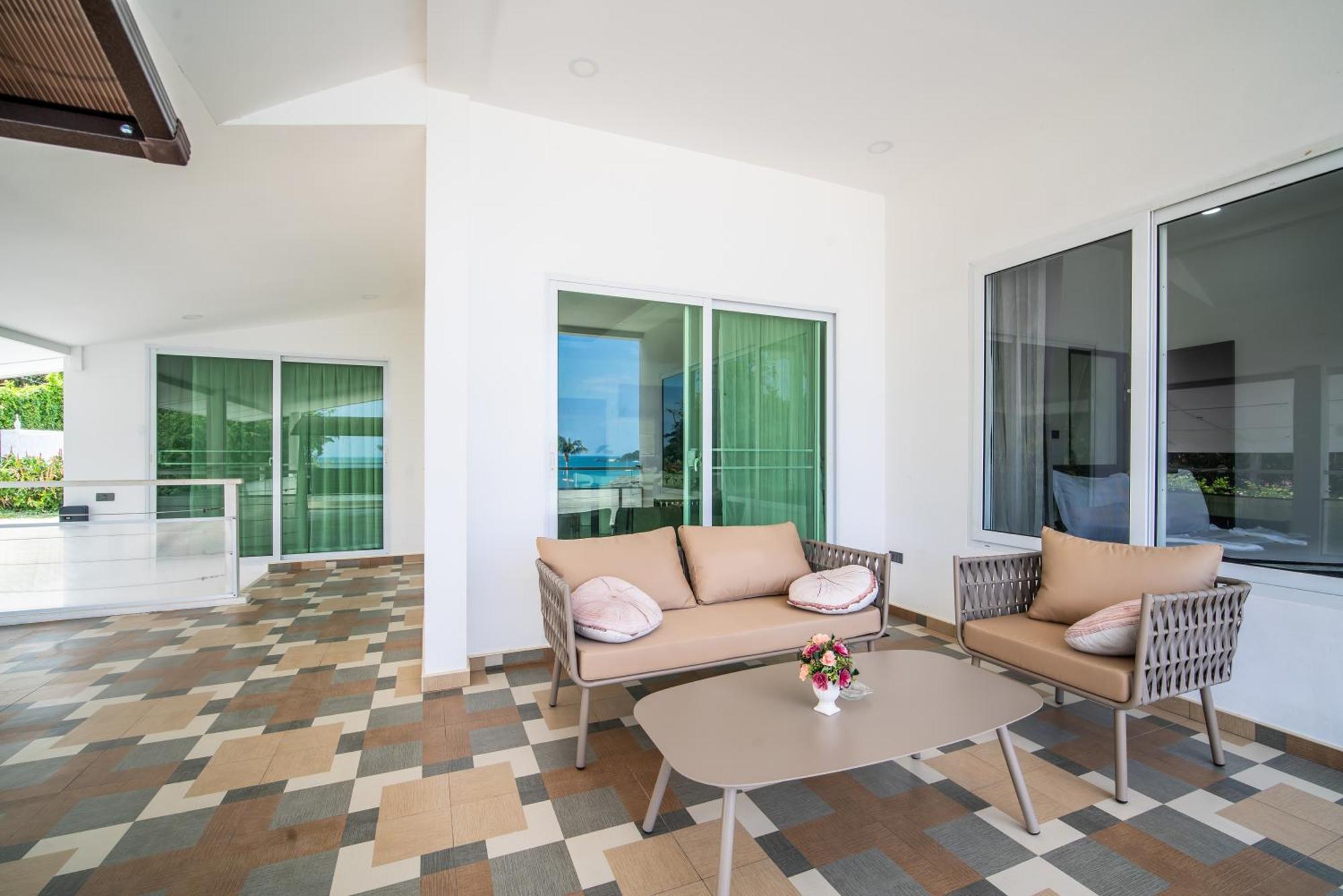 Mona Seaview Pool Villa Beach Front Aoyon Beach Ban Makham Cameră foto