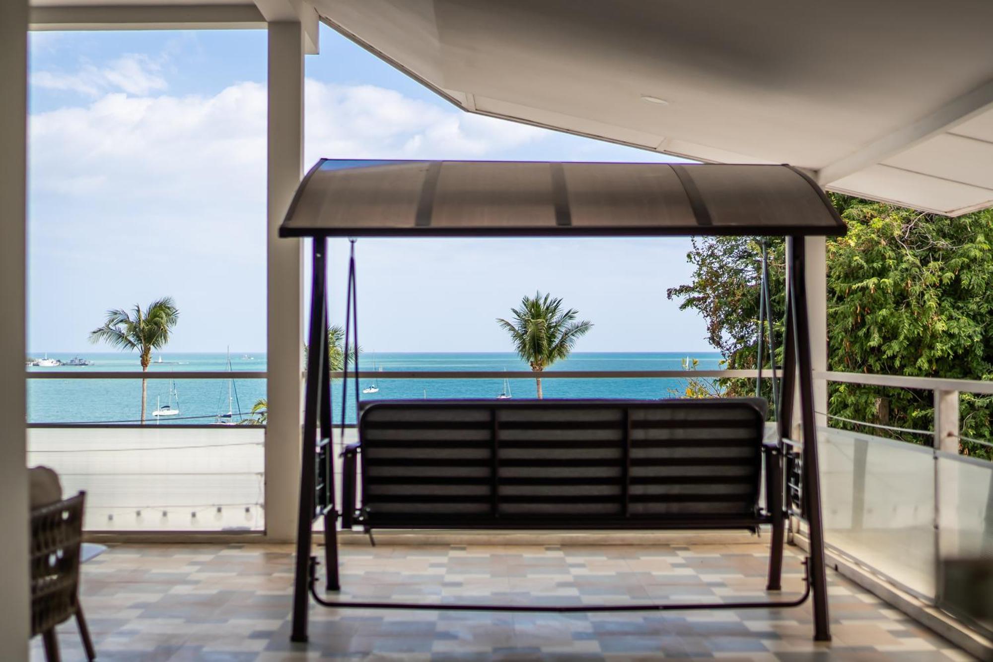 Mona Seaview Pool Villa Beach Front Aoyon Beach Ban Makham Cameră foto