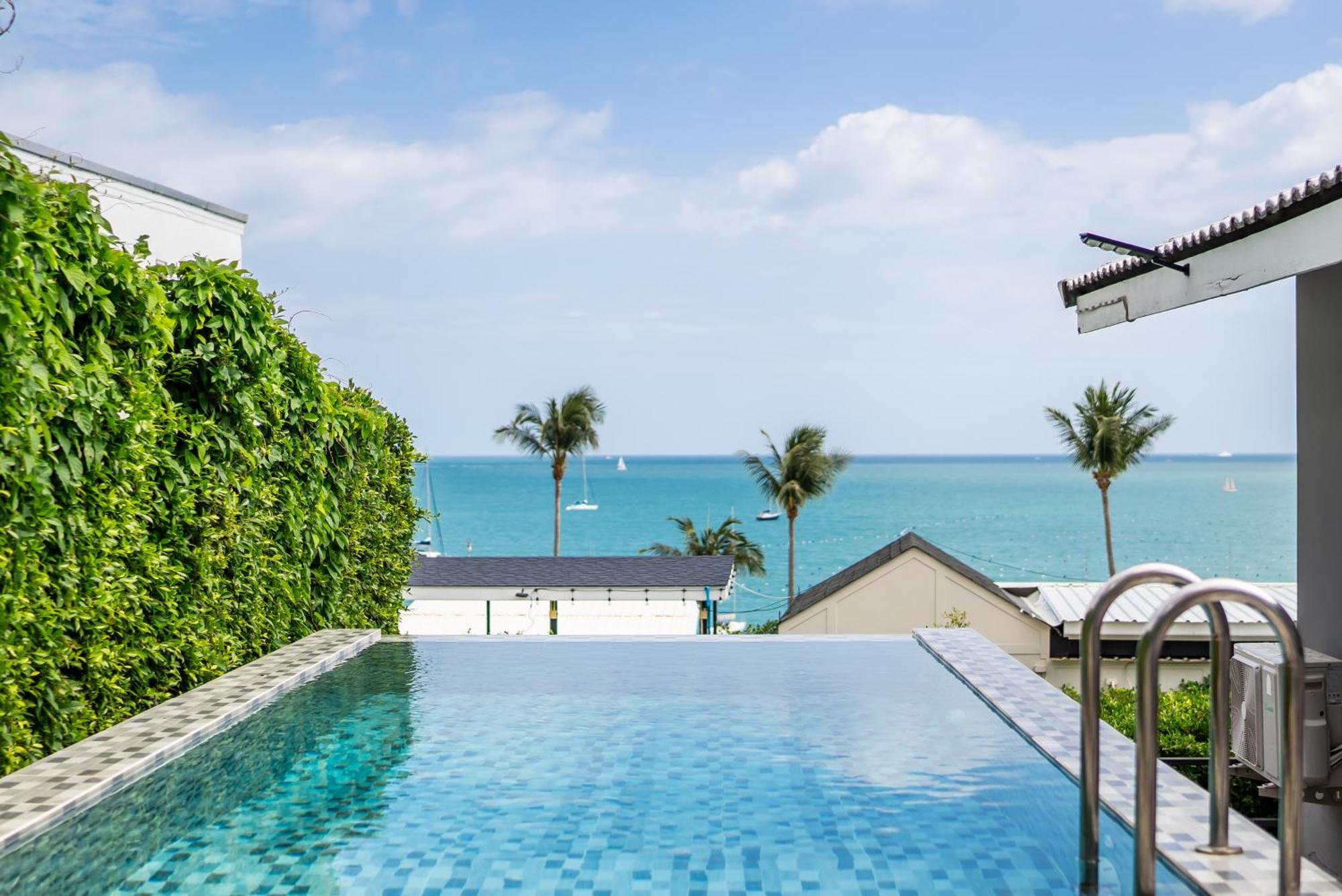 Mona Seaview Pool Villa Beach Front Aoyon Beach Ban Makham Cameră foto