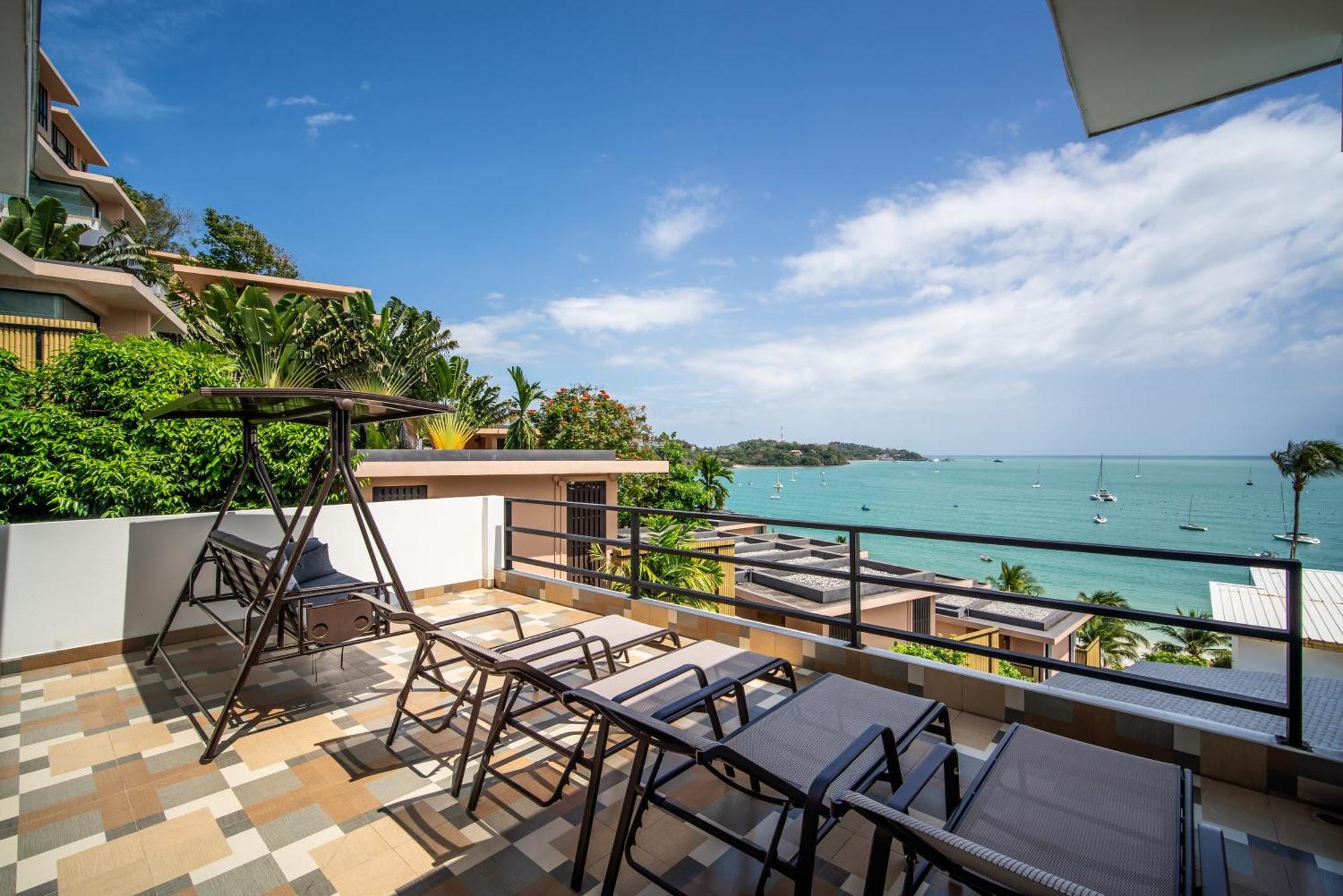 Mona Seaview Pool Villa Beach Front Aoyon Beach Ban Makham Cameră foto