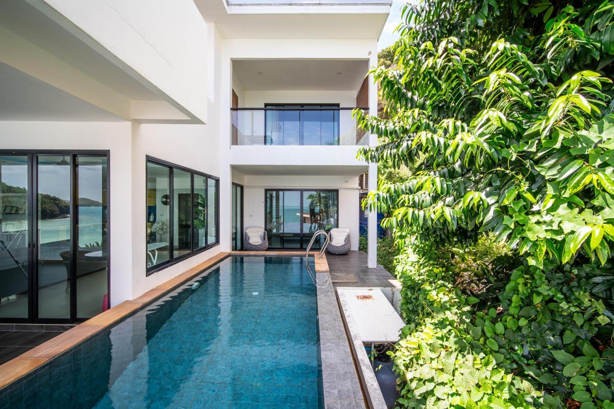 Mona Seaview Pool Villa Beach Front Aoyon Beach Ban Makham Cameră foto