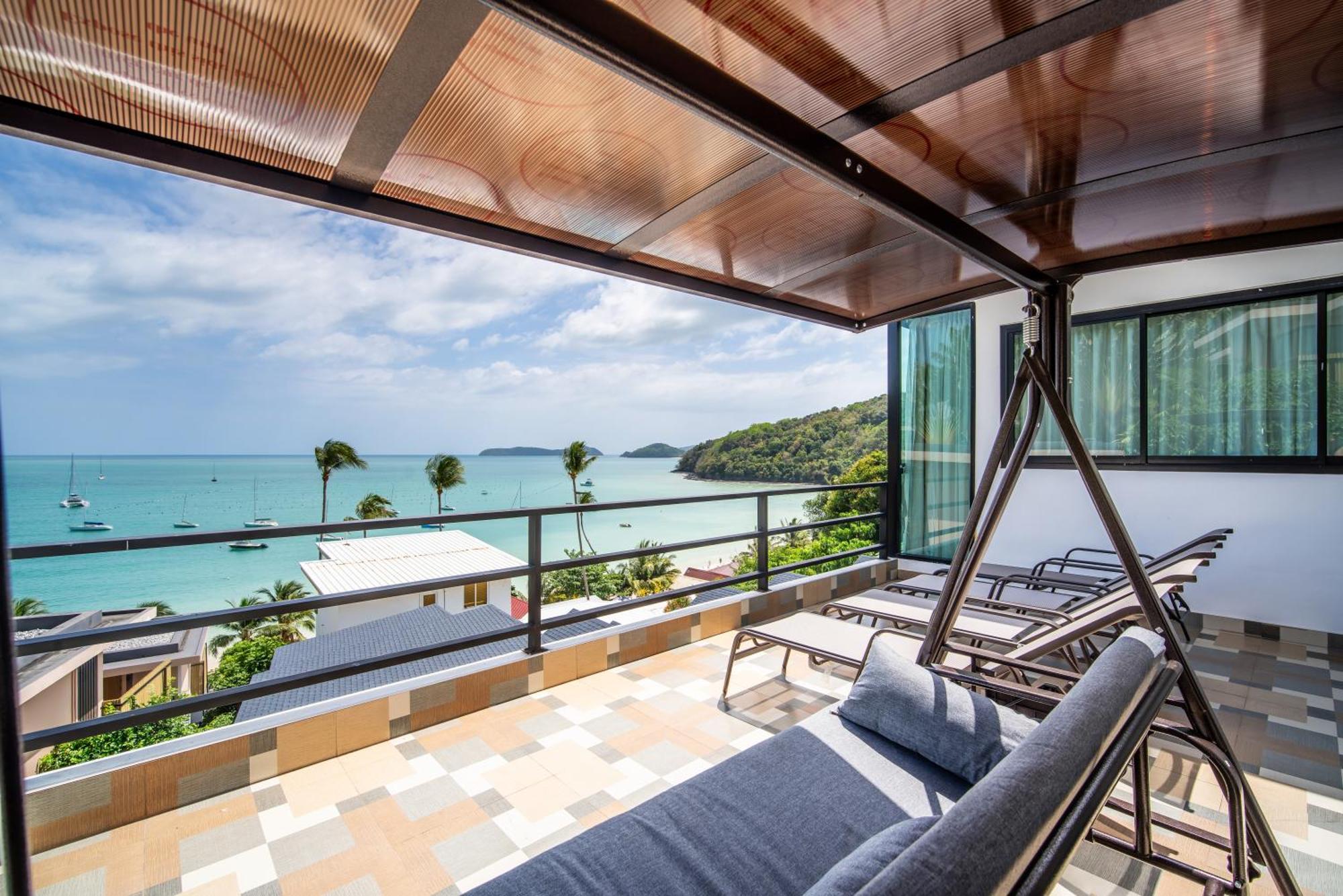 Mona Seaview Pool Villa Beach Front Aoyon Beach Ban Makham Cameră foto